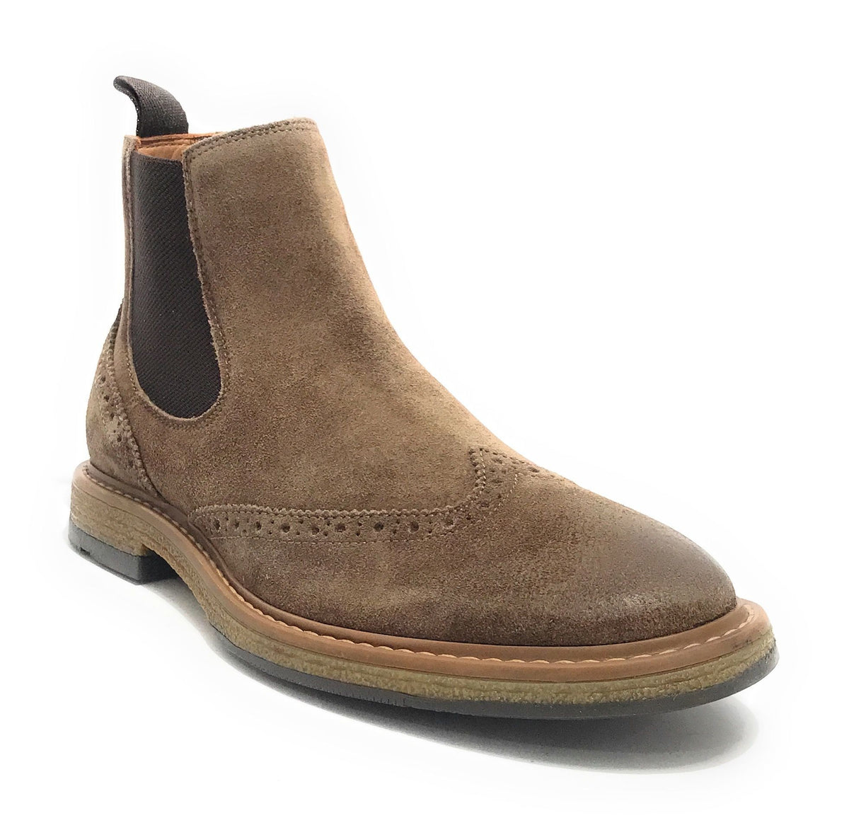 Stivaletto beatles uomo Elite in pelle scamosciata taupe U24EL12 1008