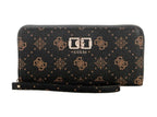 Portafoglio donna Guess Emelie slg espresso logo AS26GU50 GP9928146