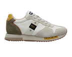Scarpe Blauer sneaker Queens01 suede/tessuto white/beige US26BU02 S6QUEENS01/NUB