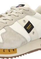 Scarpe Blauer sneaker Queens01 suede/tessuto white/beige US26BU02 S6QUEENS01/NUB