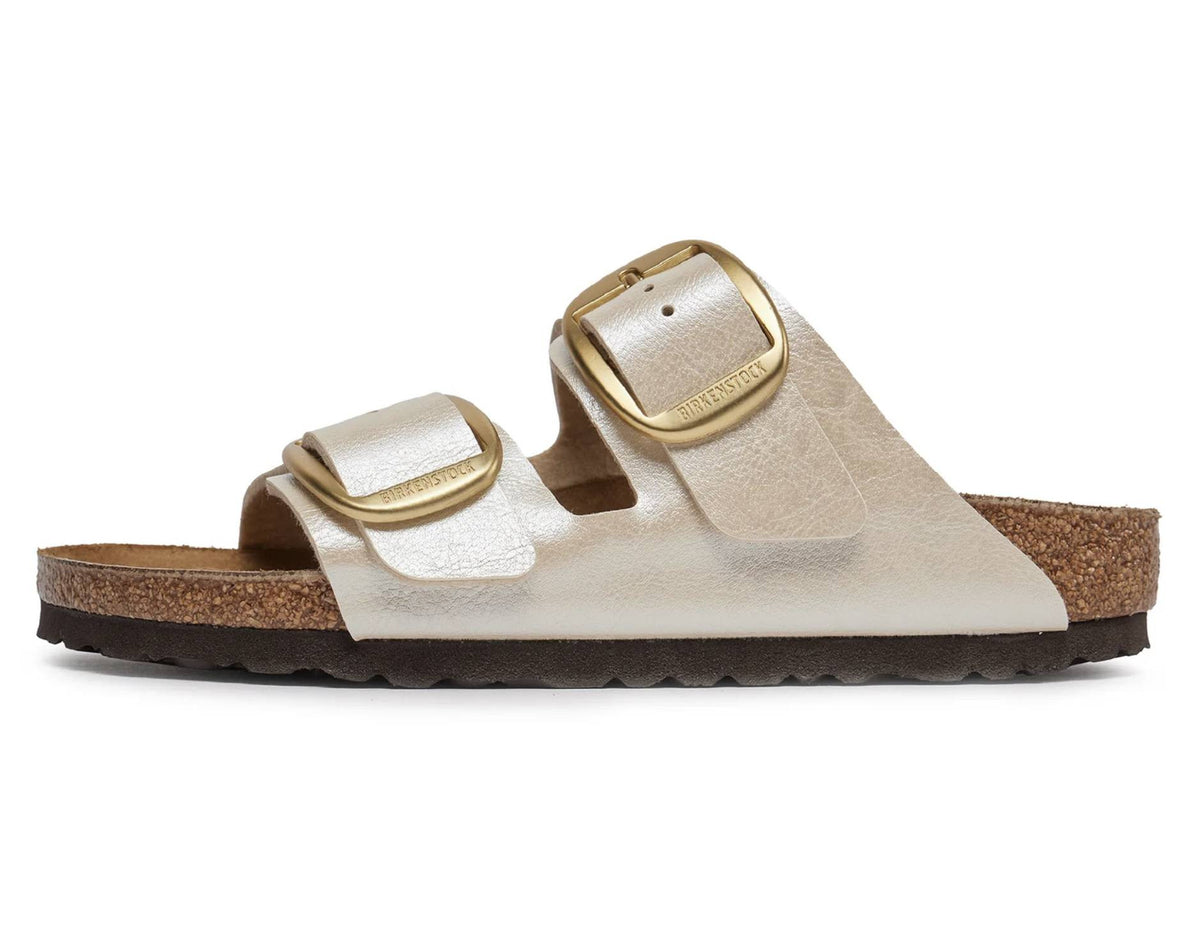 Sandalo donna Birkenstock Arizona Big Buckle pearl white Birko-Flor DS26BI07 1020021
