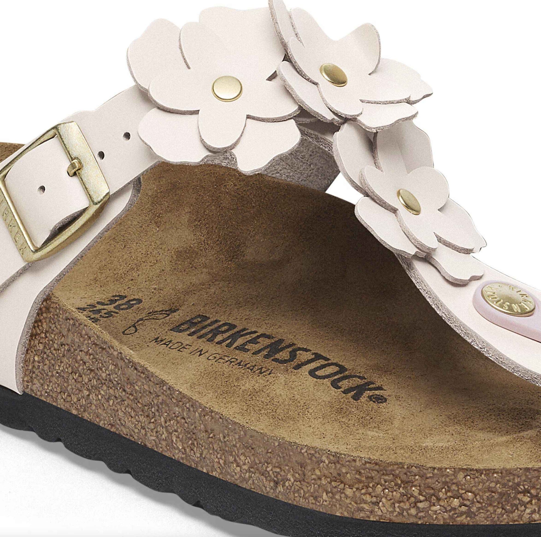 Sandalo donna Birkenstock Gizeh Flower Embellishment light rose DS26BI10 1029287
