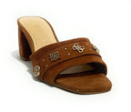 Sandalo Guess Gauri 2 TC 60 in suede brown DS26GU39 FLJGU2SUE03