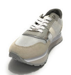Sneaker running Rubye in pelle/ tessuto white/ silver donna DS22AP01 S2RSD19