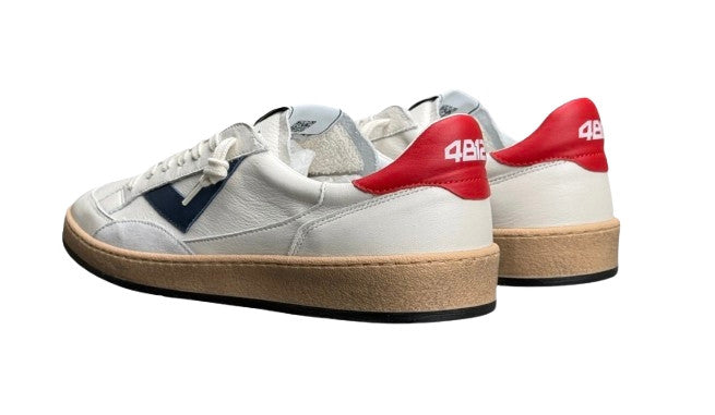 Scarpe uomo 4B12 sneakers blu/red US26QB03 PLAYNEW-U1003