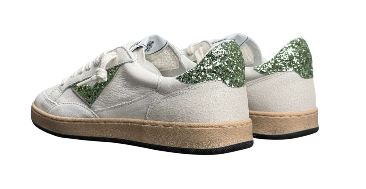 Sneaker donna 4B12 white/leaf DS26QB03 PLAYNEW-D2014