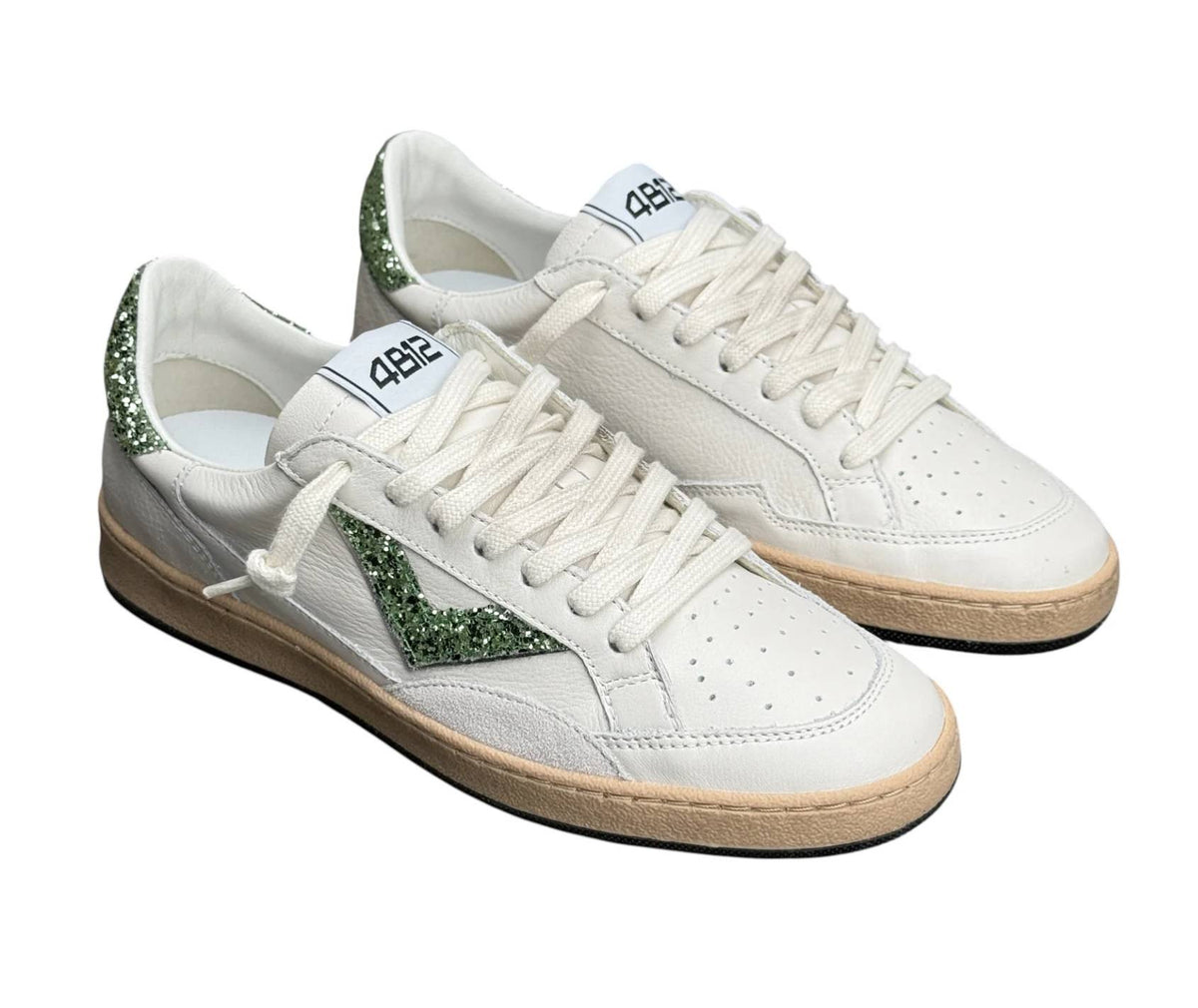 Sneaker donna 4B12 white/leaf DS26QB03 PLAYNEW-D2014