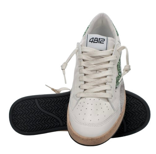 Sneaker donna 4B12 white/leaf DS26QB03 PLAYNEW-D2014