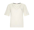 T-shirt donna Liu Jo white milk ES26LJ22 TA6284 JS923 10105