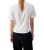 T-shirt donna Liu Jo white milk ES26LJ22 TA6284 JS923 10105