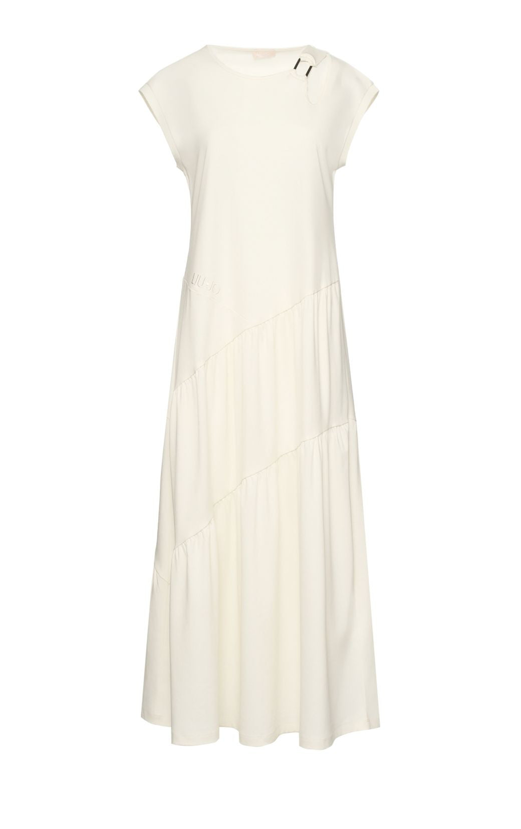 Abito donna Liu Jo in jersey white milk ES26LJ25 TA6237 J3855 10105