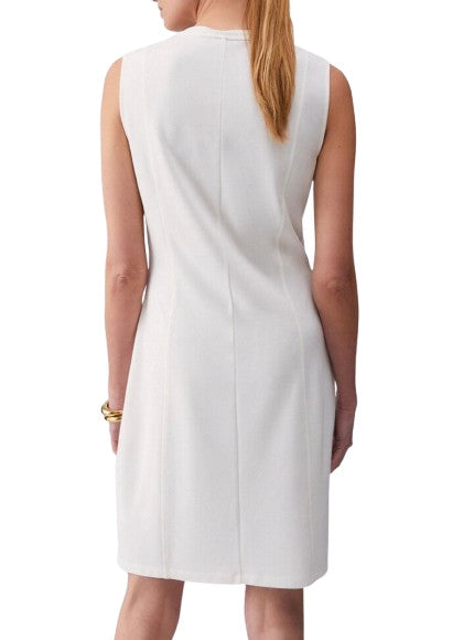 Abito donna Liu Jo corto in jersey white milk ES26LJ24 TA6126 J5942 10105