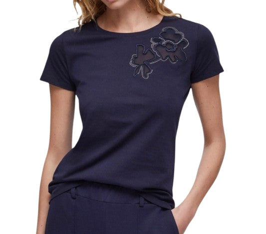 T-shirt donna Liu Jo night blu sky ES26LJ33 TA6155 JS923 93924