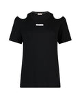 T-shirt donna Liu Jo cut-out black ES26LJ34 TA6170 JS005 22222