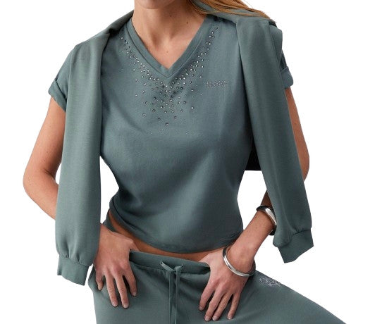 T-shirt donna Liu Jo military ES26LJ35 TA6284 JS923 76009