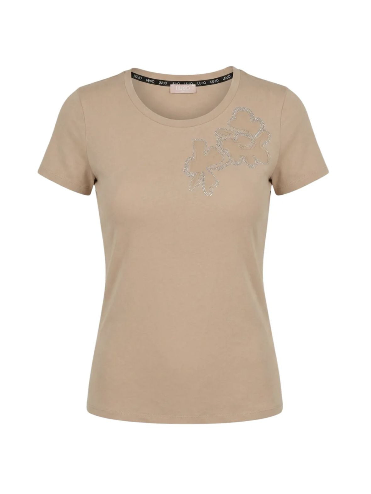 T-shirt donna Liu Jo light almond ES26LJ21 TA6155 JS923 X0754