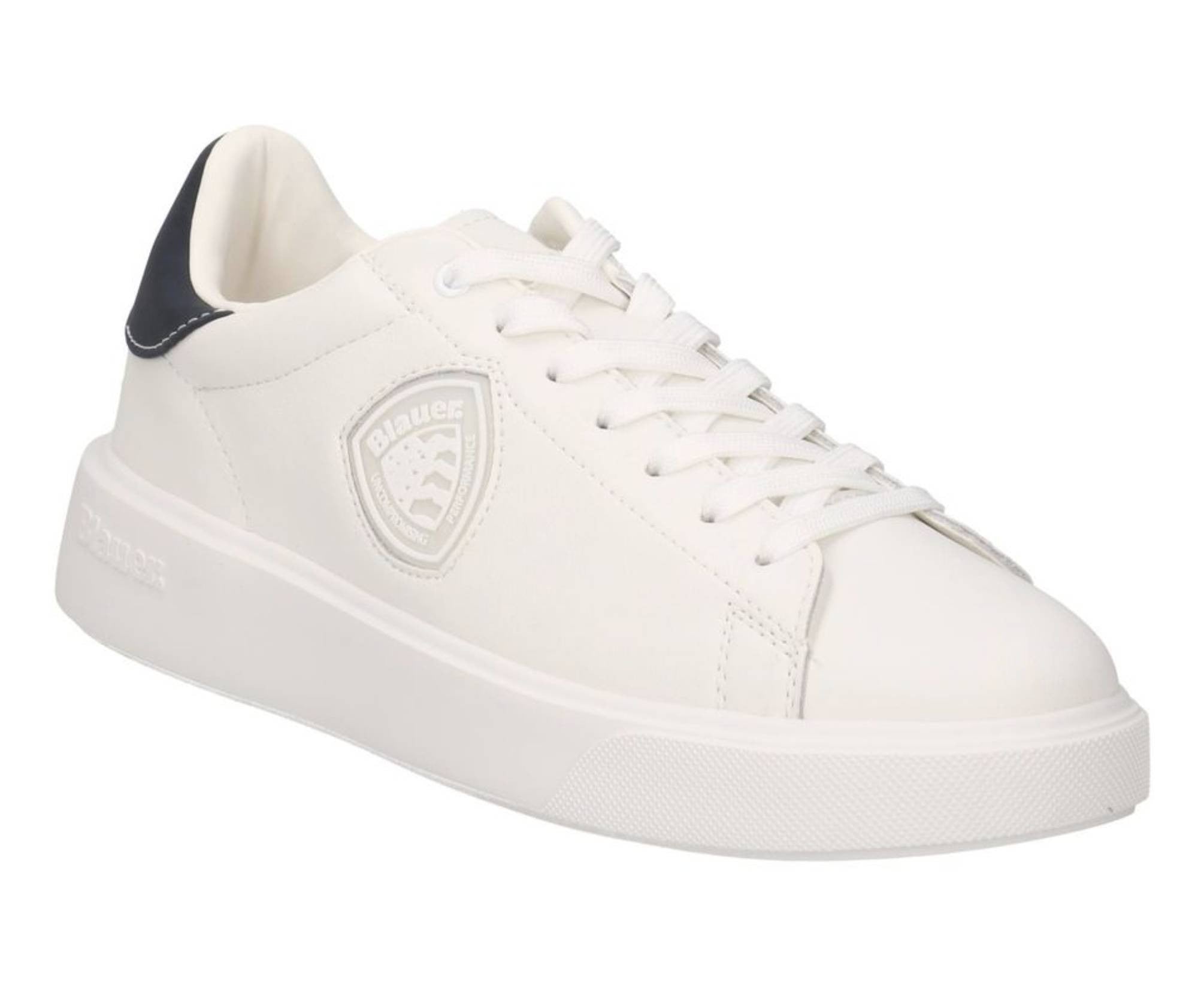 Sneaker uomo Blauer Buck07 white/ navy US26BU15 S6BUCK07/LEA