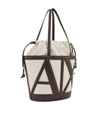 Borsa donna a secchiello mano/spalla Armani Exchange natural/dusk shade BS26AX06 XW002607 AF22635