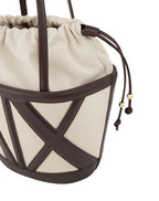 Borsa donna a secchiello mano/spalla Armani Exchange natural/dusk shade BS26AX06 XW002607 AF22635