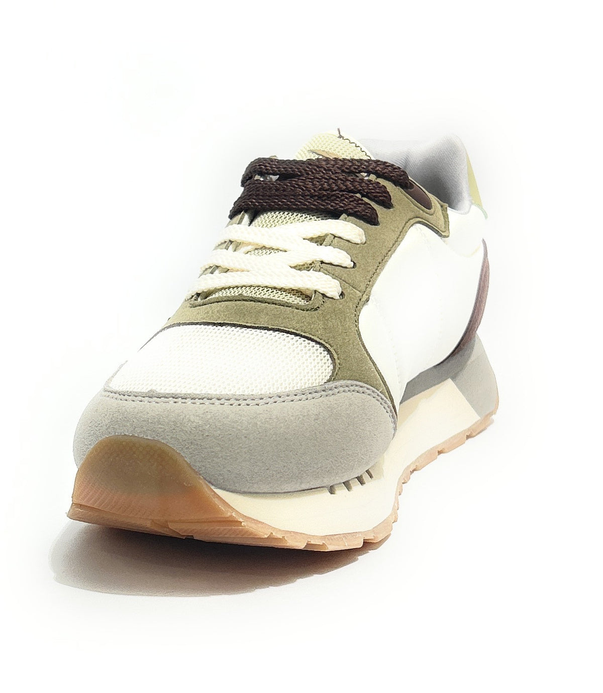 Sneaker uomo Aeronautica Militare bianco/ verde US26AR07 261SC0292UCT03331