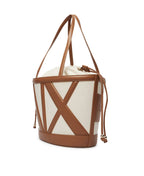 Borsa donna a secchiello mano/spalla Armani Exchange natural/saline clay BS26AX10 XW002607 AF22635 M6261