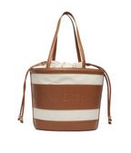 Borsa donna a secchiello mano/spalla Armani Exchange natural/saline clay BS26AX10 XW002607 AF22635 M6261