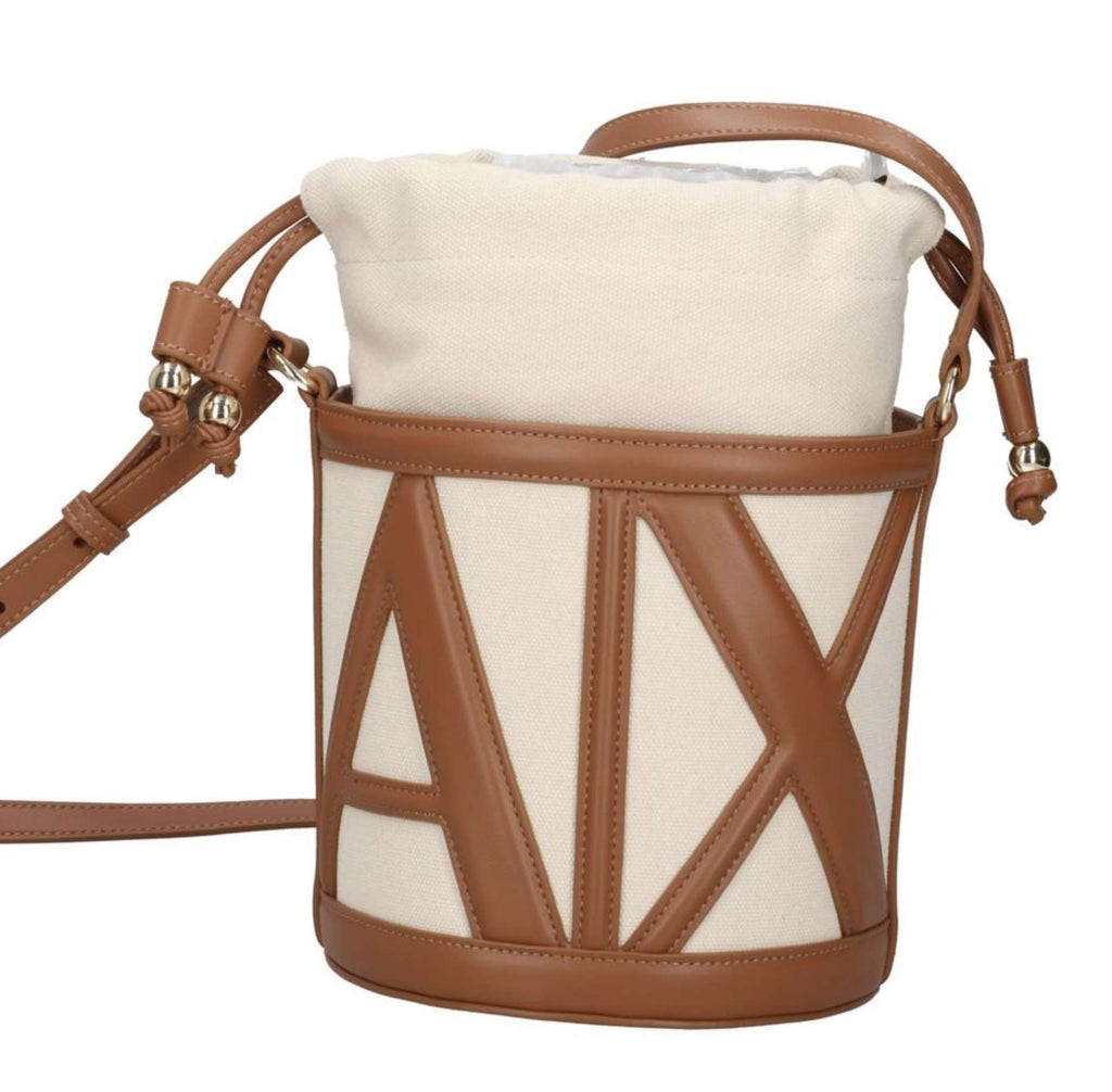 Borsa donna secchiello Armani Exchange natural/saline clay XW002183 AF22635 M6261 BS26AX11