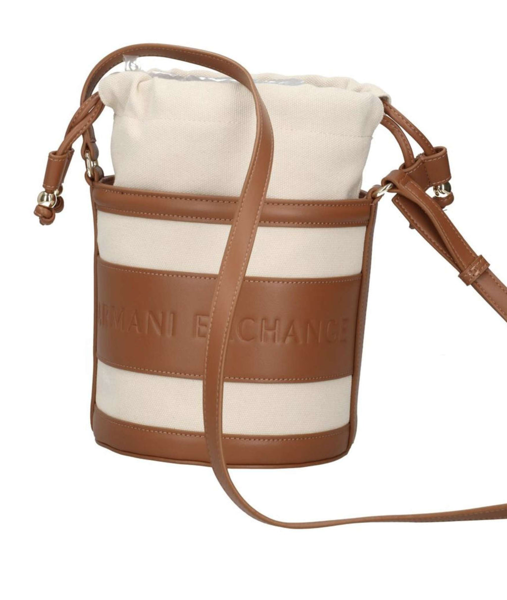 Borsa donna secchiello Armani Exchange natural/saline clay XW002183 AF22635 M6261 BS26AX11