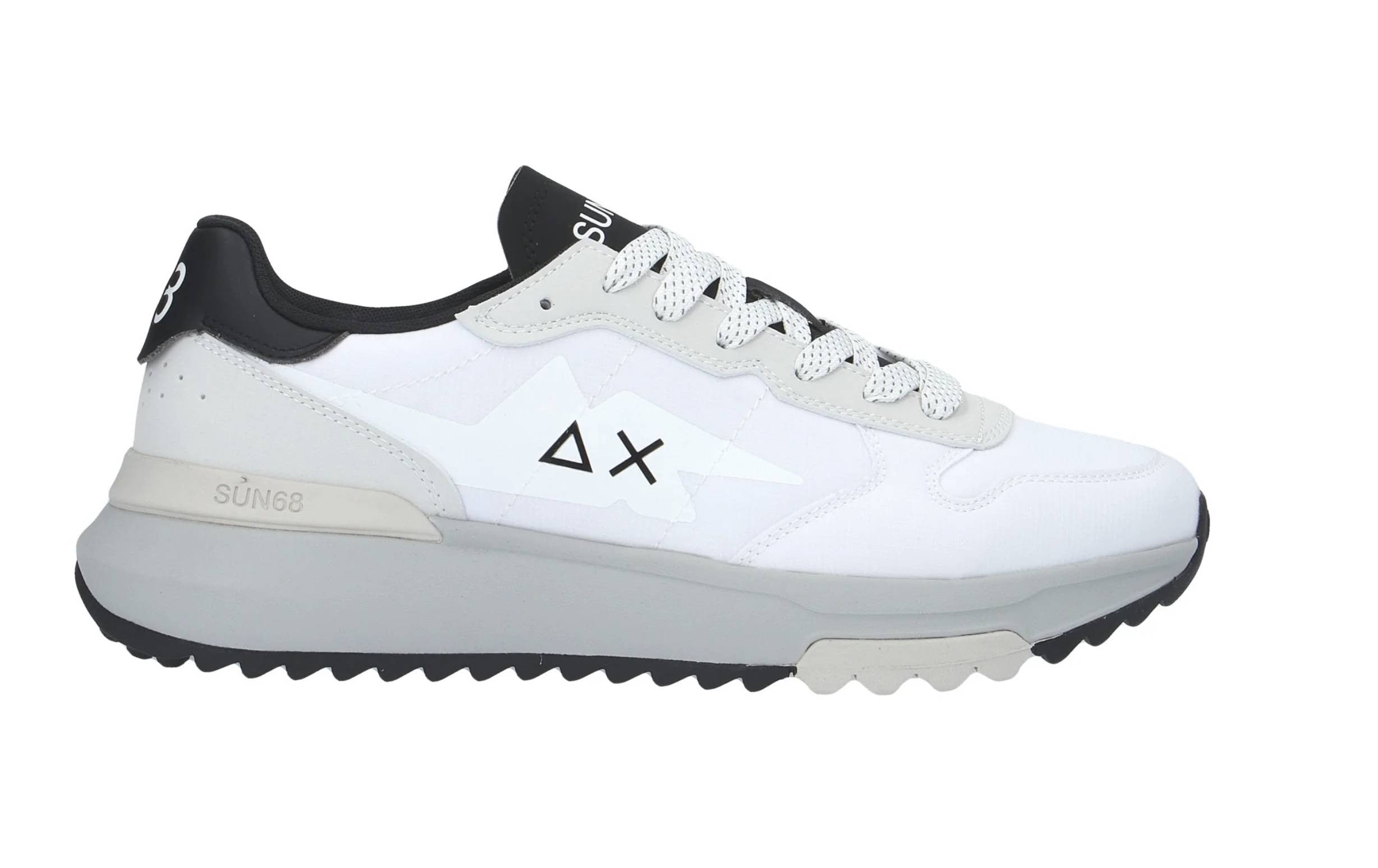 Sneaker running Sun68 Niki 2.0 light bianco US26SU09 Z36122