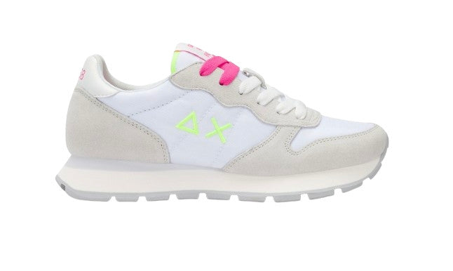 Sneaker Sun68 Ally Solid 0162 bianco/fuxia fluo DS26SU09 Z36201