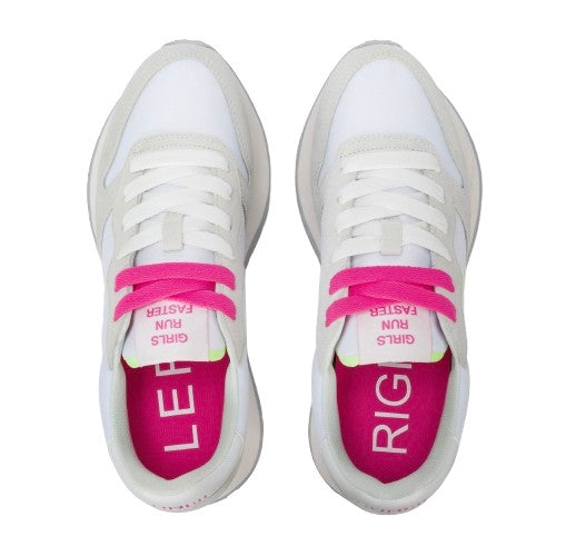 Sneaker Sun68 Ally Solid 0162 bianco/fuxia fluo DS26SU09 Z36201