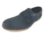 SCARPE UOMO DAVIDSON MOCASSINO TRAFORATO CAM BLU VESUVIO ARTIGIANALE US15DV05