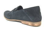 SCARPE UOMO DAVIDSON MOCASSINO TRAFORATO CAM BLU VESUVIO ARTIGIANALE US15DV05
