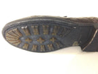SCARPE UOMO DAVIDSON ALLACCIATA  PELLE BURRATTATA MORO ARTIGIANALE U15DV03