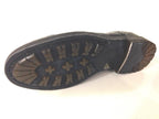 SCARPE UOMO DAVIDSON ALLACCIATA  PELLE BURRATTATA NERO ARTIGIANALE U15DV04