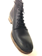 SCARPE UOMO DAVIDSON POLACCHINO F CUOIO NERO BOLIVIA  VINTAGE U15DV06