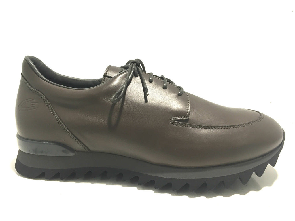 SCARPE UOMO  GUARDIANI SPORT MODELLO FREEMAN PELLE  GRIGIO FUMO  U16AG19