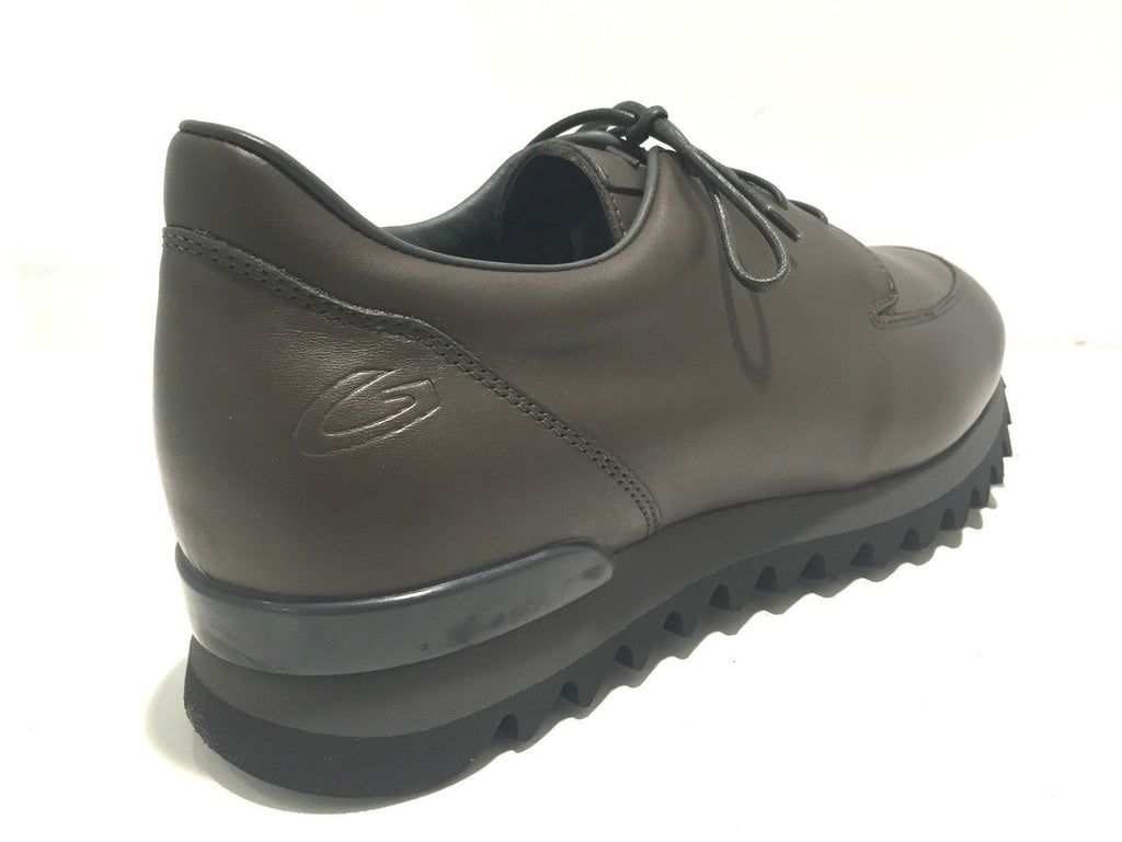 SCARPE UOMO  GUARDIANI SPORT MODELLO FREEMAN PELLE  GRIGIO FUMO  U16AG19