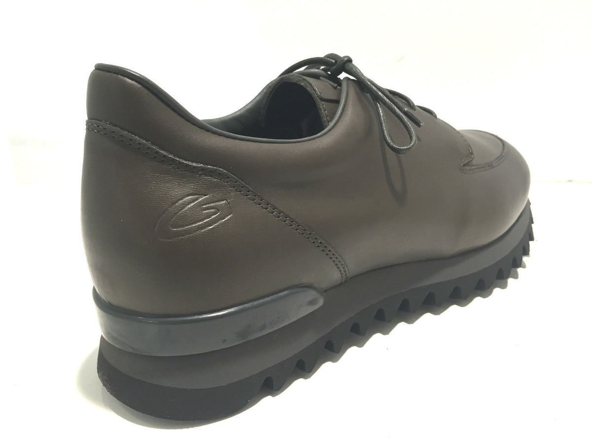 SCARPE UOMO  GUARDIANI SPORT MODELLO FREEMAN PELLE  GRIGIO FUMO  U16AG19