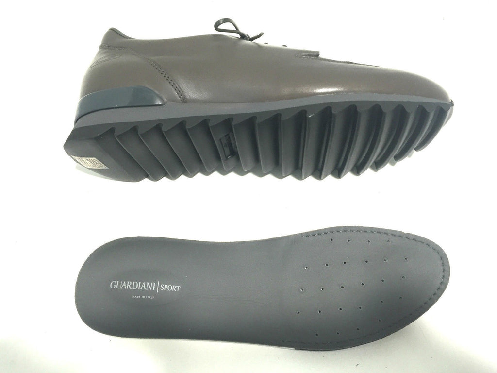 SCARPE UOMO  GUARDIANI SPORT MODELLO FREEMAN PELLE  GRIGIO FUMO  U16AG19