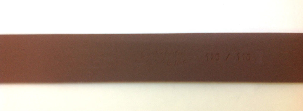 CINTA ZERBINI IN CAMOSCIO TAUPE CON FIBBIA CROMATA E SATINATA A VITE H. 3,5 CM