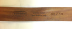 CINTA ZERBINI IN PELLE BOTTOLATA COGNAC FIBBIA IN ACCIAIO SAT. A VITE H. 3,5 CM