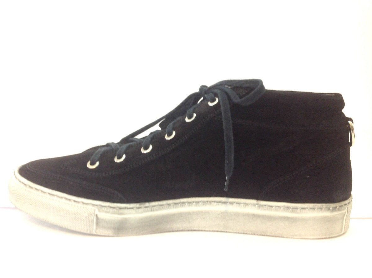 SCARPE UOMO SNEAKER GUARDIANI SPORT MODELLO TUDOR CAMOSCIO NERO  U14AG04
