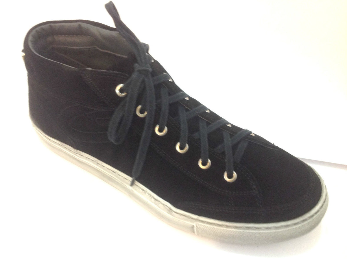 SCARPE UOMO SNEAKER GUARDIANI SPORT MODELLO TUDOR CAMOSCIO NERO  U14AG04