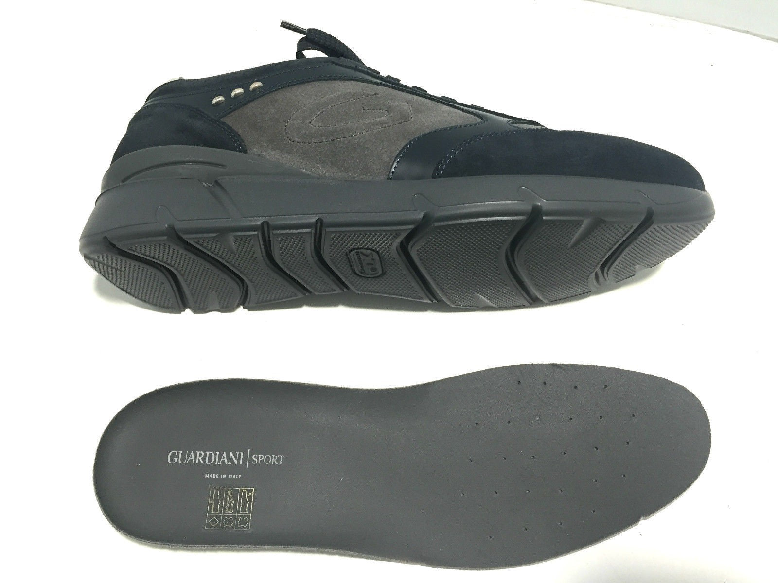 SCARPE UOMO SNEAKER GUARDIANI SPORT GLOBE BLU  GREY U16AG11