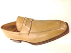 SCARPE UOMO SANTONI MOCASSINO SFILATO BEIGE MALAGA  fatto mano s 66