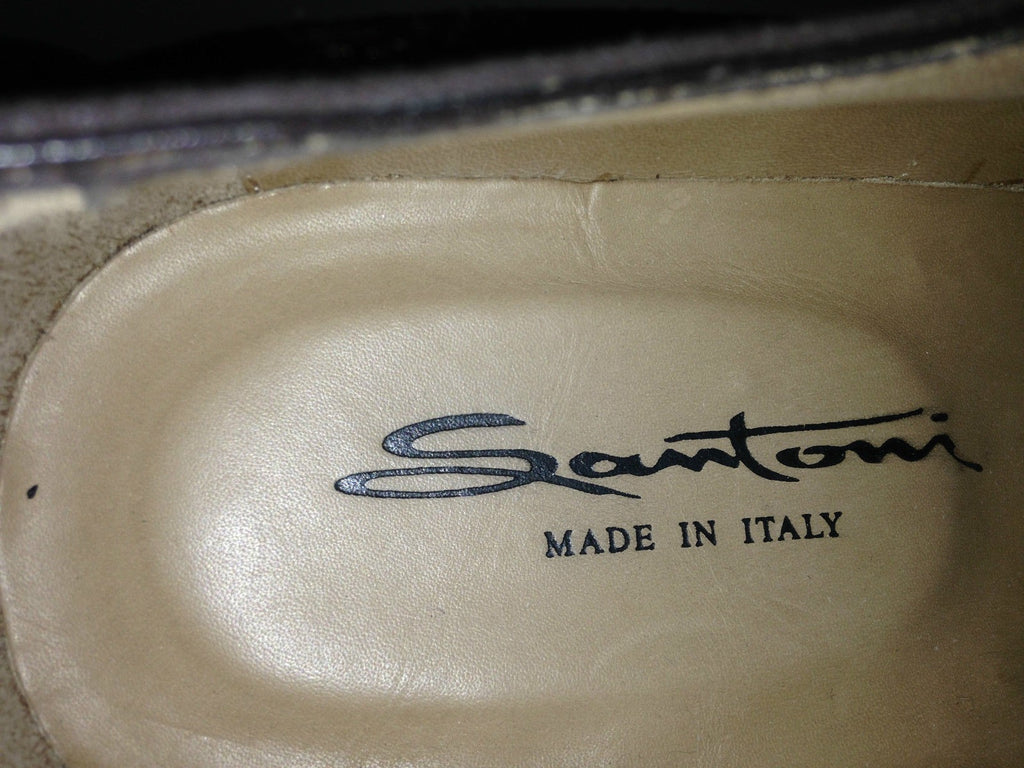 SCARPE UOMO SANTONI DERBY SUEDE IDROREP MARRONE T.MORO  FONDO GOMMA SOFT 18
