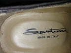 SCARPE UOMO SANTONI DERBY SUEDE IDROREP MARRONE T.MORO  FONDO GOMMA SOFT 18