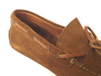 SCARPE UOMO SANTONI MOCASSINO SPORTIVO SCAMOSCIATO MARRONE TABACCO FIOCCO S 90