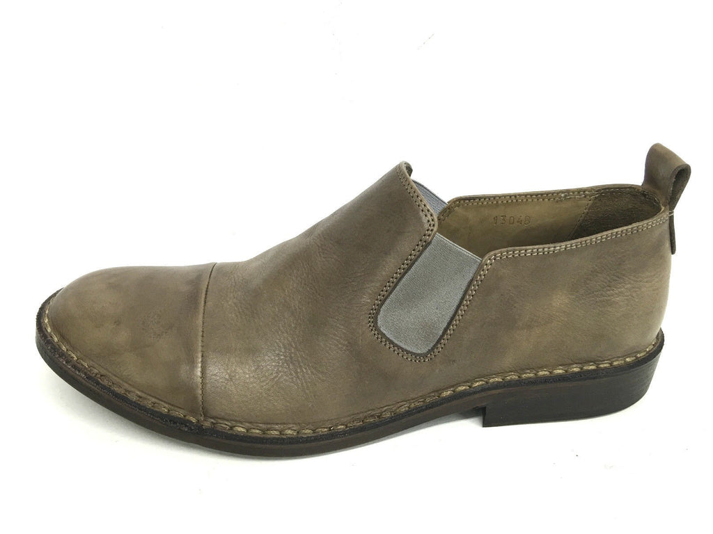 SCARPE UOMO ERNESTO DOLANI MOCASSINO IN PELLE BUFALO TAUPE ARTIGIANALE US16ED01